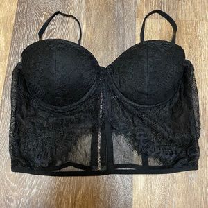 Windsor black corset top